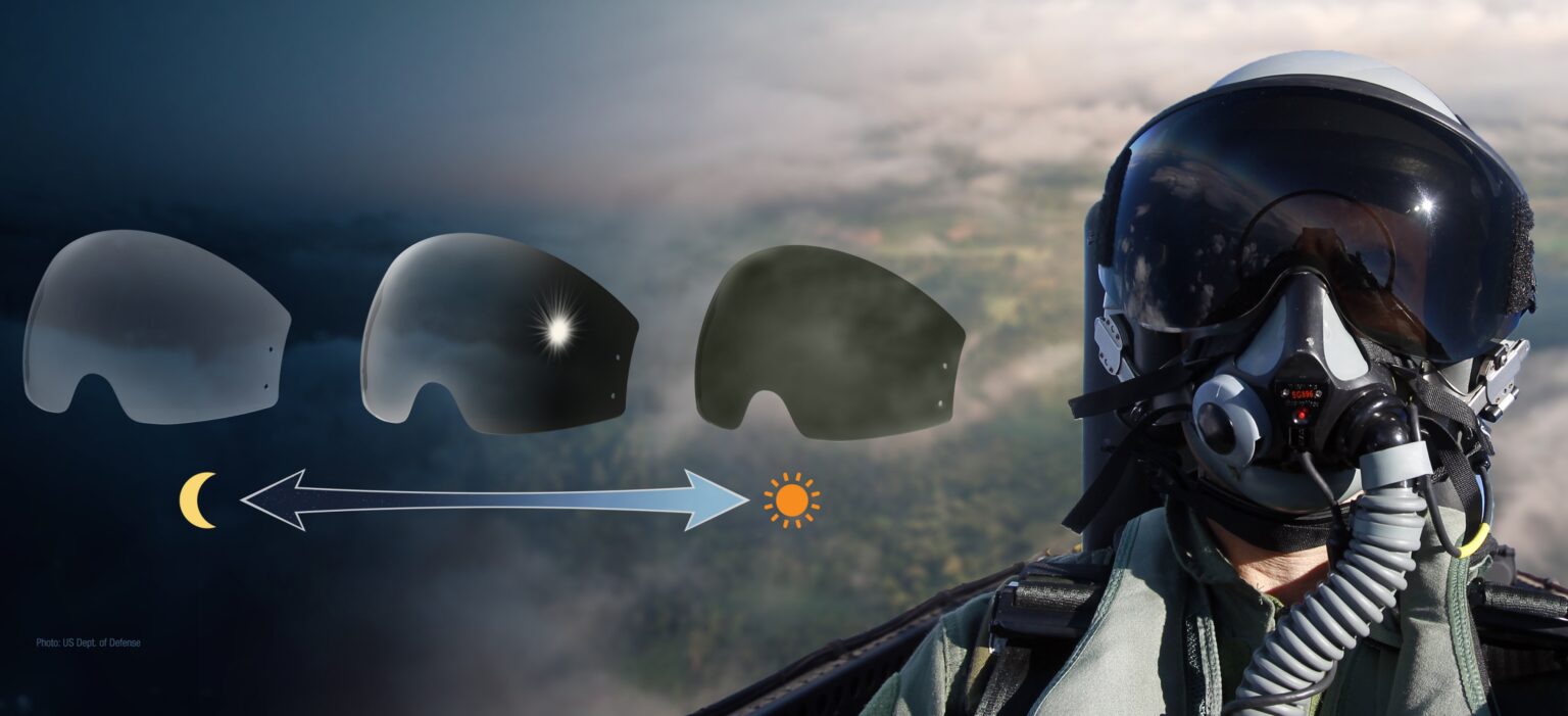 Gentex Photochromic Visors for Aircrew Gentex