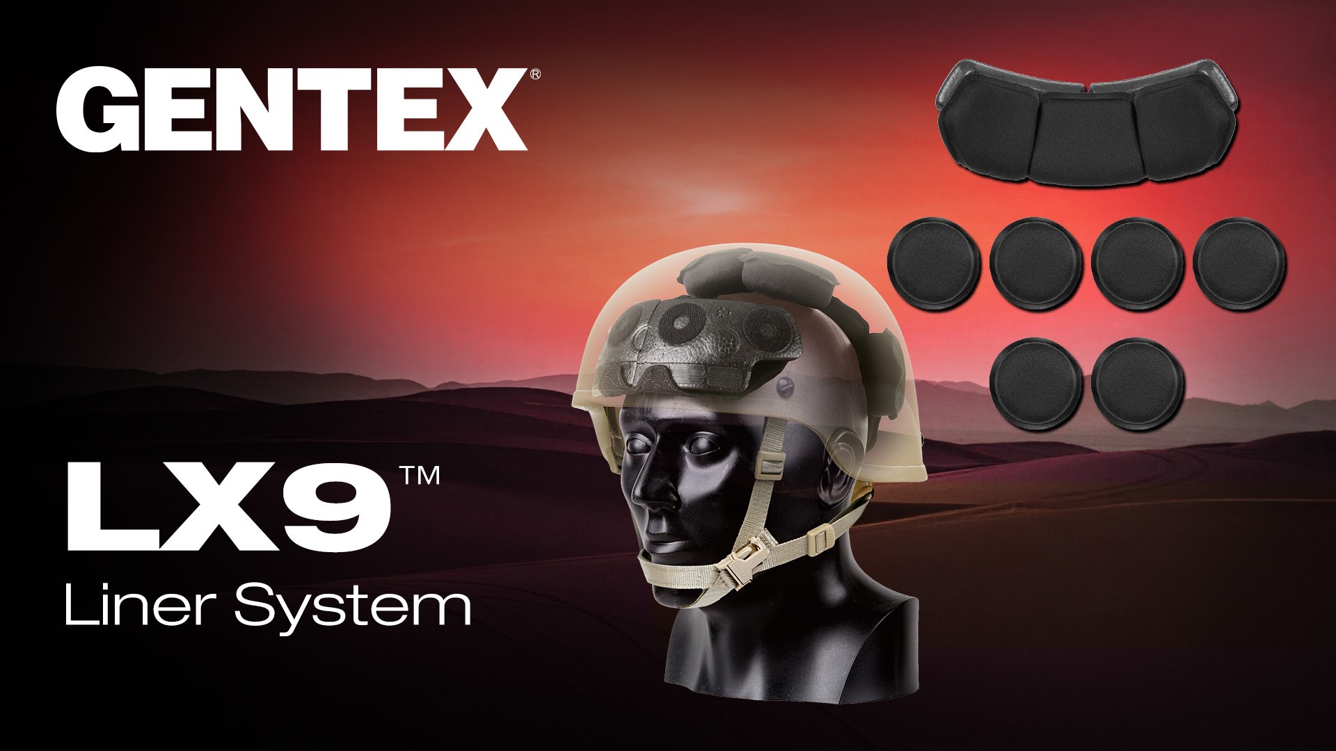 Introducing the Gentex® LX9 Liner System, An Affordable, Drop-In Liner Upgrade for US Military Combat Helmets